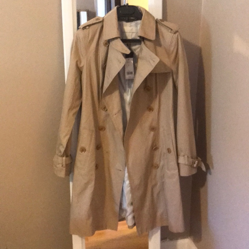 Banana Republic double breasted waterproof trench